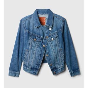 GAP X CULT GAIA Asymmetrical Denim Jean Jacket